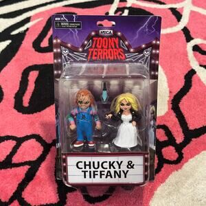 NECA Toony Terrors: Chucky & Tiffany – Child’s Play Action Figures – Sealed